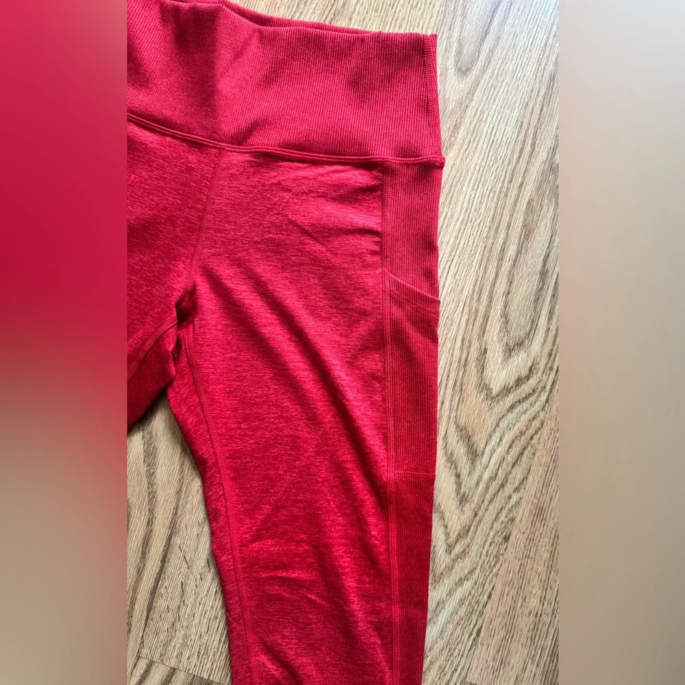 OFFLINE By Aerie | The Hugger Matching Ribbed Workout Set | L/XL - Red - Picture 9 of 12